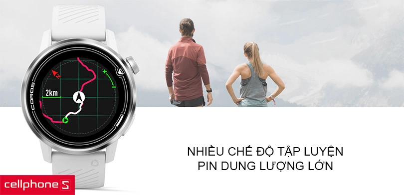 Thời lượng pin ấn tượng tới 25h và giúp bạn tập luyện hiệu quả hơn