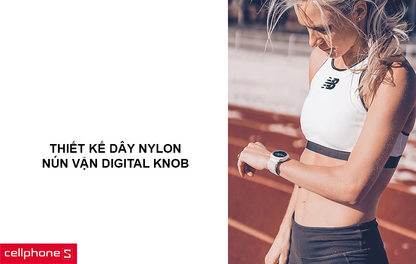 Thiết kế dây Nylon, núm vặn Digital Knob