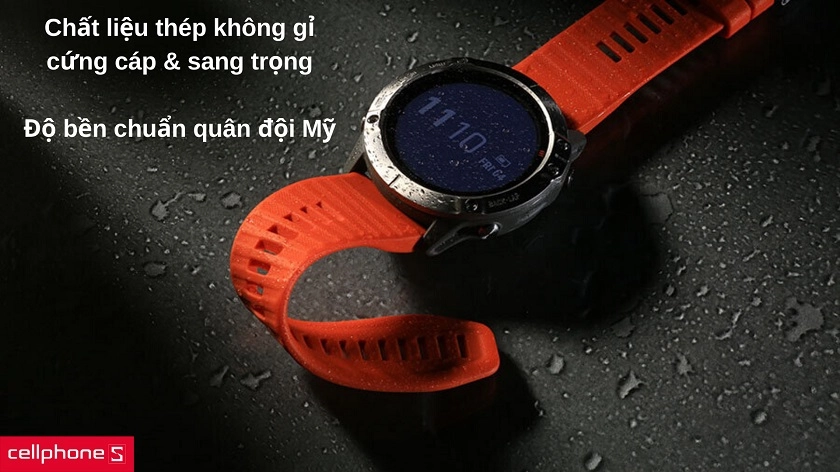 Thiết kế mạnh mẽ, làm từ chất liệu cứng cáp và có độ bền đạt chuẩn quân đội