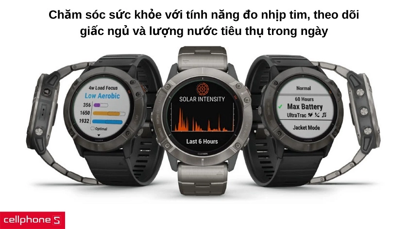 Đo nhịp tim, giấc ngủ, theo dõi cơ thể và nhiều tính năng cho các bộ môn thể thao