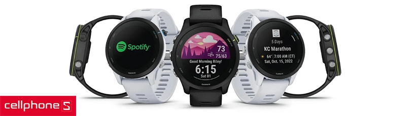 Đồng hồ thông minh Garmin Forerunner 255 Music - viên pin ấn tượng, màn hình cải thiện
