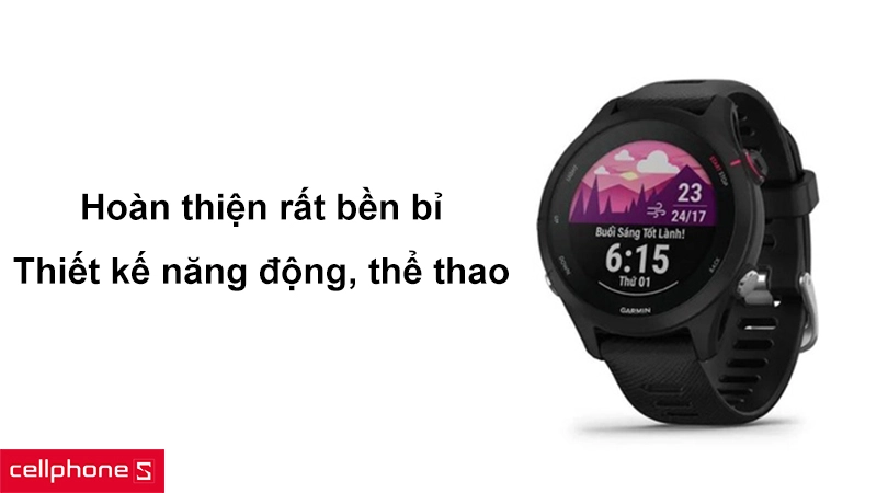 Đồng hồ thông minh Garmin Forerunner 255S Music