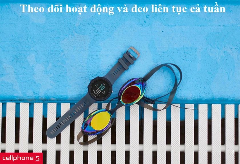 Garmin Swim 2 cung cấp các tính năng theo dõi sức khỏe và thể chất