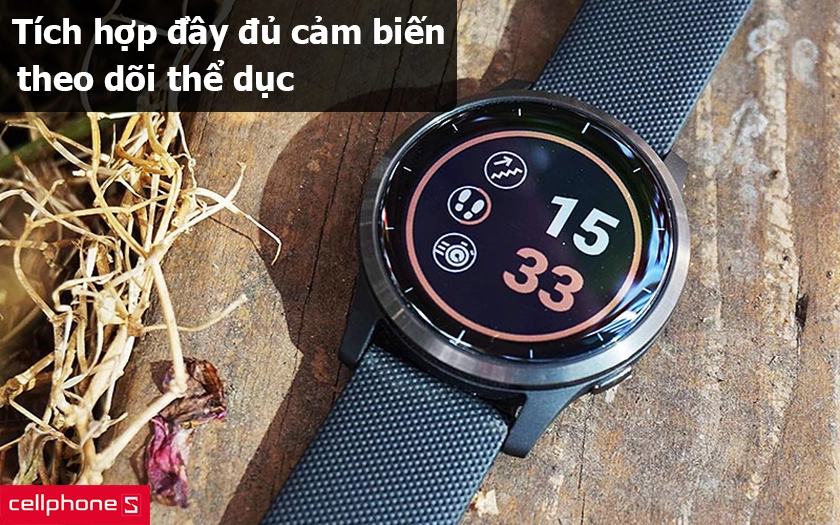  tích hợp đầy đủ các cảm biến theo dõi thể dục