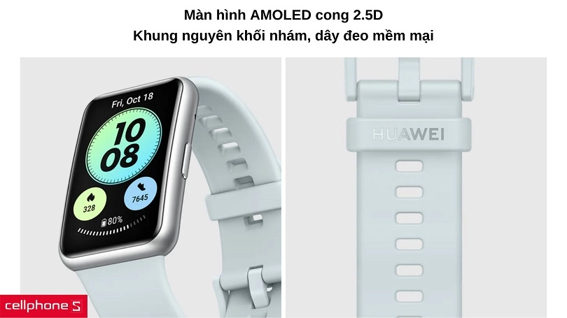 Màn hình AMOLED cong 2.5D với loạt tùy biến