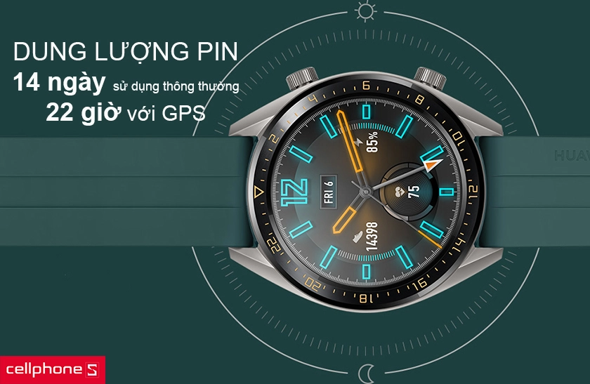 Pin 2 tuần sử dụng