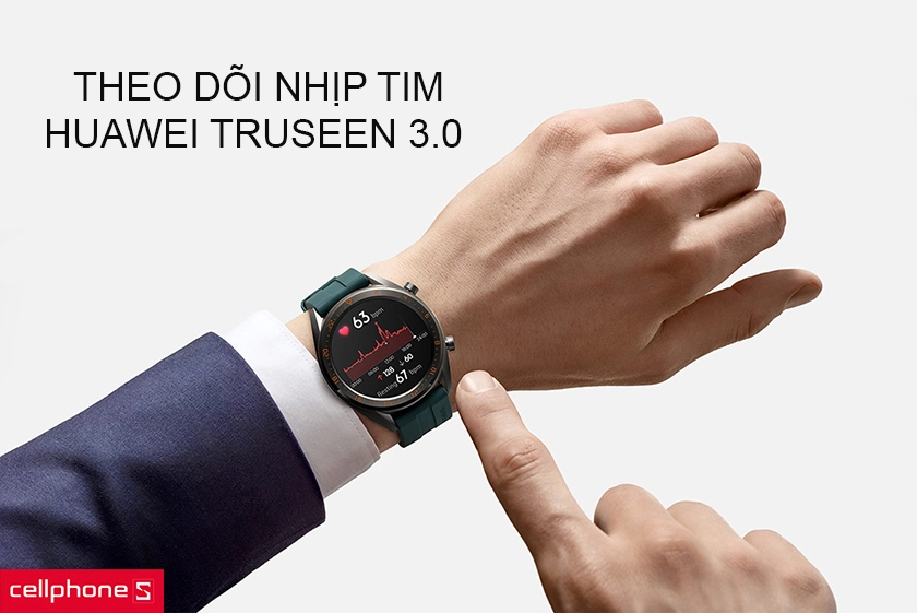 công nghệ theo dõi nhịp tim Huawei TruSeen 3.0