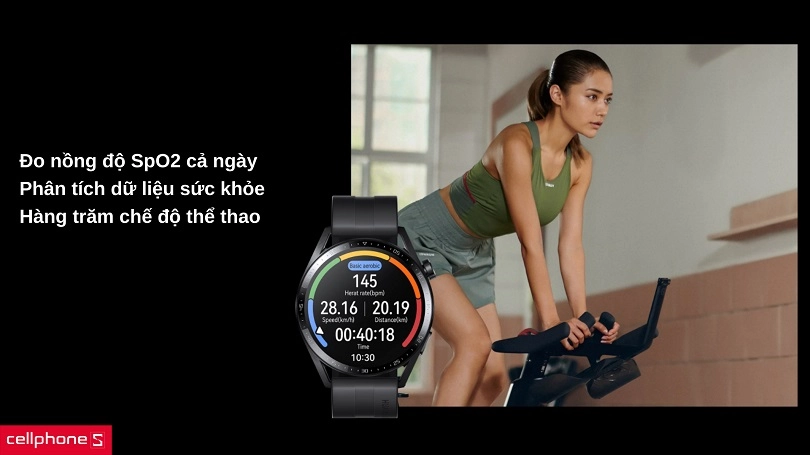 Tích hợp nhiều cảm biến sức khỏe tối tân