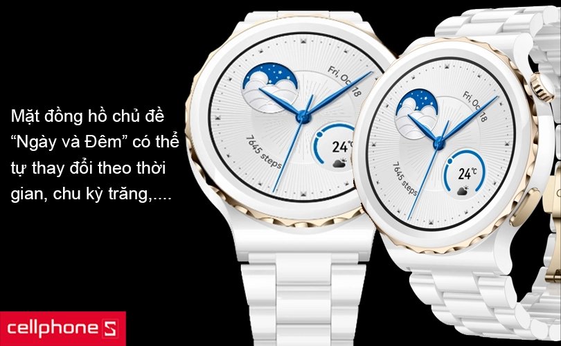 Đồng hồ thông minh Huawei Watch GT3 Pro 43mm dây gốm