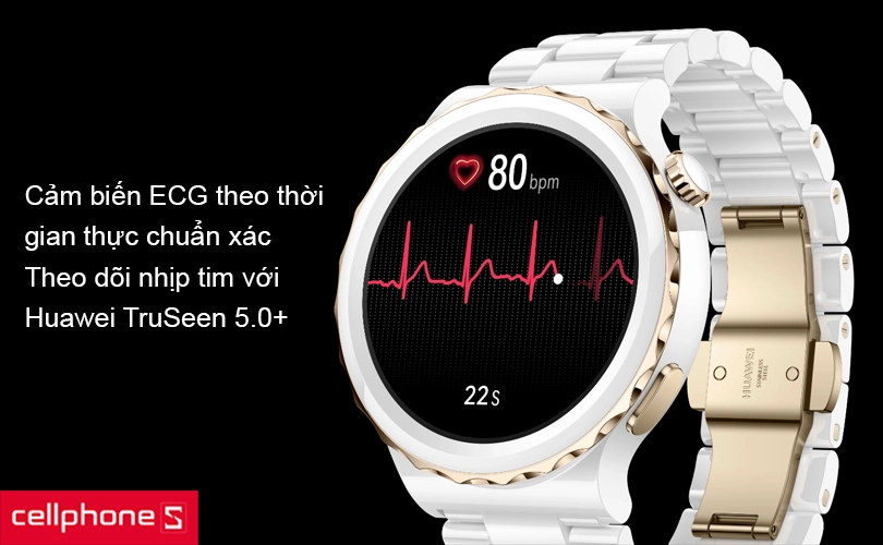 Đồng hồ thông minh Huawei Watch GT3 Pro 43mm dây gốm