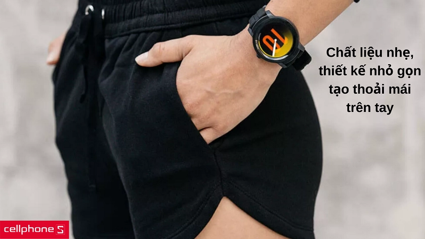 Thiết kế nhẹ tay, thoải mái khi đeo