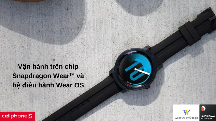 Hiệu năng nhạy bén nhờ vi xử lý Snapdragon và hệ điều hành Wear OS