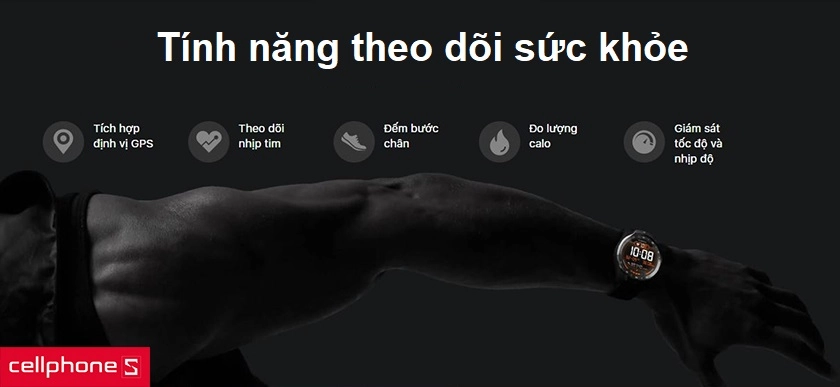 nhiều tính năng hỗ trợ sức khỏe