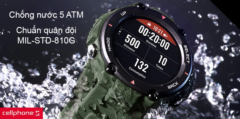 đạt tiêu chuẩn quân đội về khả năng chống sốc