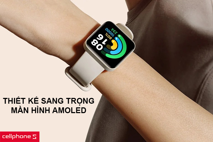 Thiết kế được nâng cấp, màn hình AMOLED rõ nét