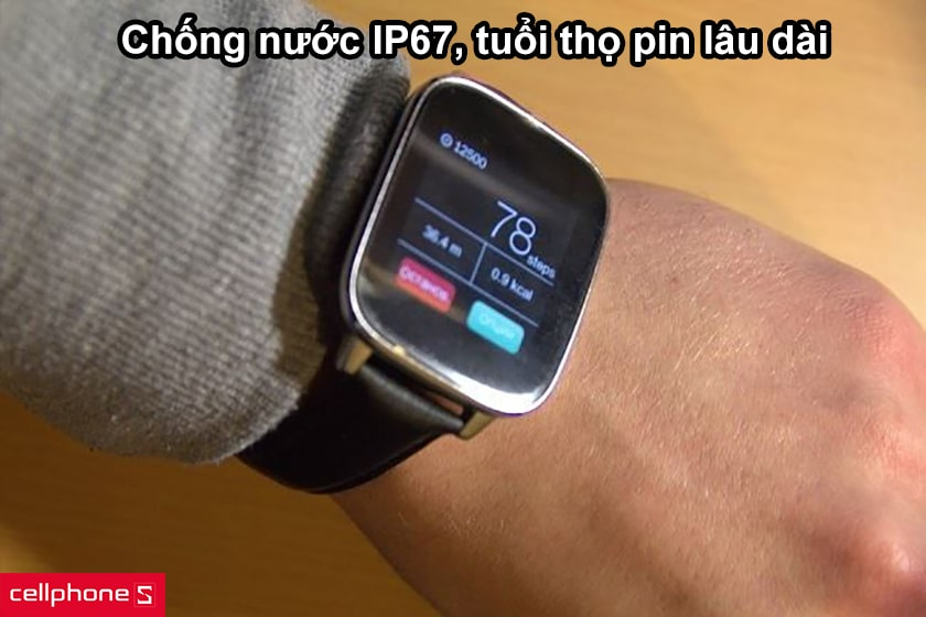 Chống nước IP67, tuổi thọ pin lâu dài