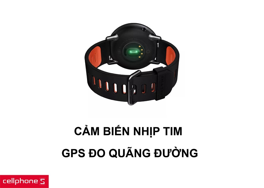 Hỗ trợ đo nhịp tim chính xác cùng cảm biến GPS đo lường quãng đường vận động