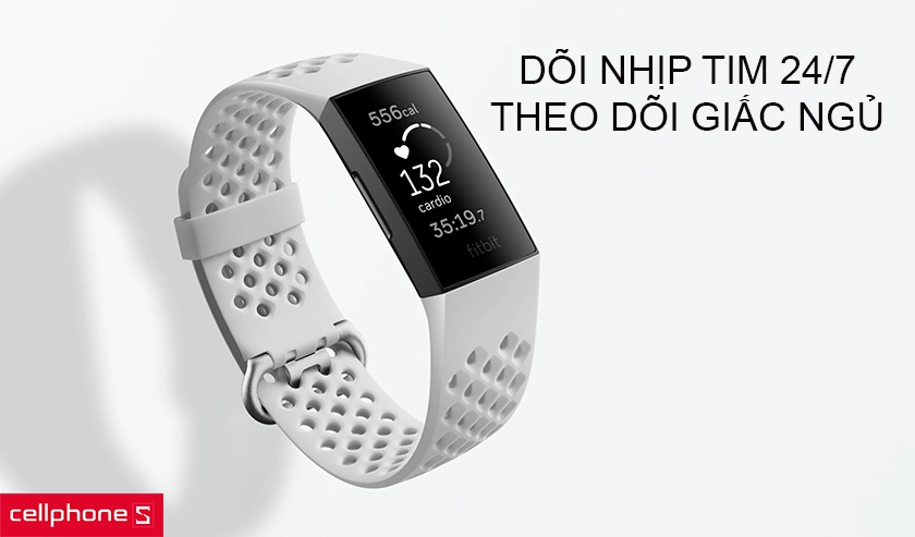 Hỗ trợ theo dõi nhịp tim cả ngày cùng nhiều tính năng theo dõi sức khỏe