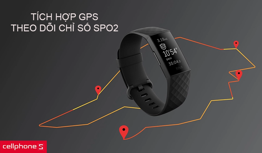Tích hợp GPS và theo dõi chỉ số Spo2