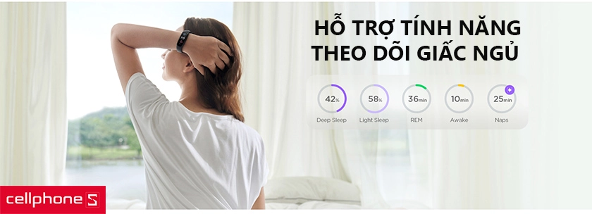 Hỗ trợ nhiều tính năng theo dõi sức khỏe: theo dõi sức khỏe, nhịp tim