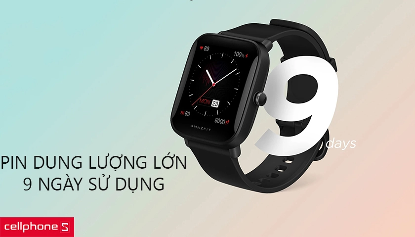 Thời lượng sử dụng đến 7 ngày, tương thích tốt