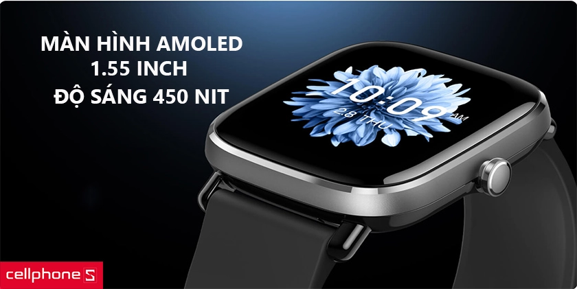 màn hình 1.55 inch sống động