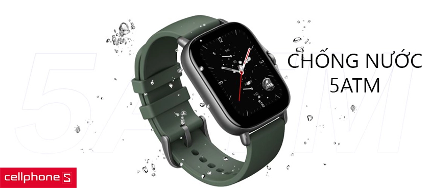 Khả năng chống nước 5 ATM, thời lượng pin kéo dài 14 ngày liền