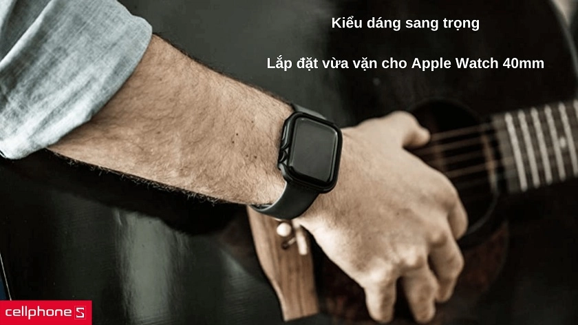 Ốp viền chống sốc Raptic Edge cho Apple Watch 40mm