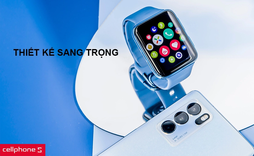 Thiết kế sang trọng, màn hình AMOLED hiển thị sắc nét