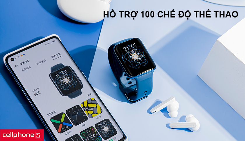 Hỗ trợ GPS cùng nhiều tính năng theo dõi sức khỏe