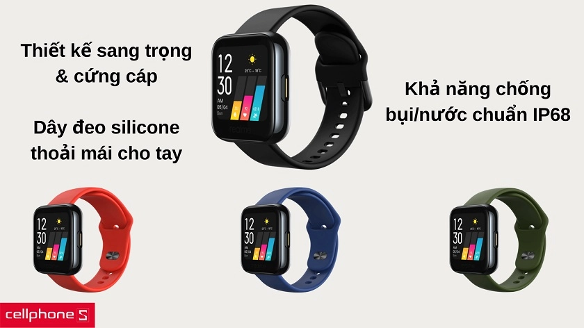 Thiết kế sang trọng & thoải mái, bền bỉ với khả năng chống nước IP68