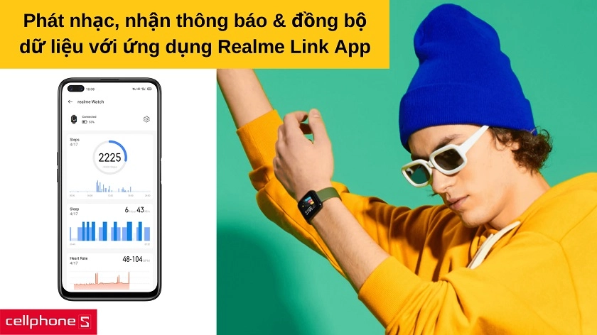 Kết nối với mọi thiết bị Realme của bạn để phát nhạc & nhận thông báo mọi lúc mọi nơi
