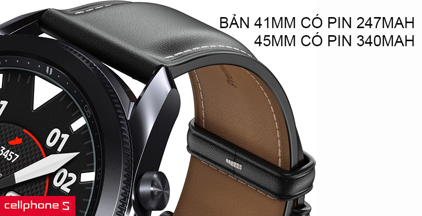 Viên pin lên đến 340 mAh cho thời gian sử dụng lâu dài cùng khả năng đo ECG cao cấp