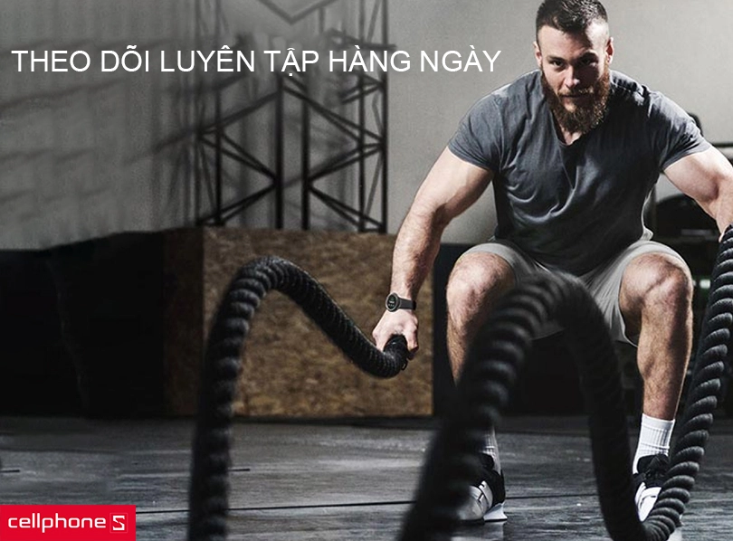 Theo dõi tập luyện hàng ngày với nhiều chế độ thể thao được tích hợp