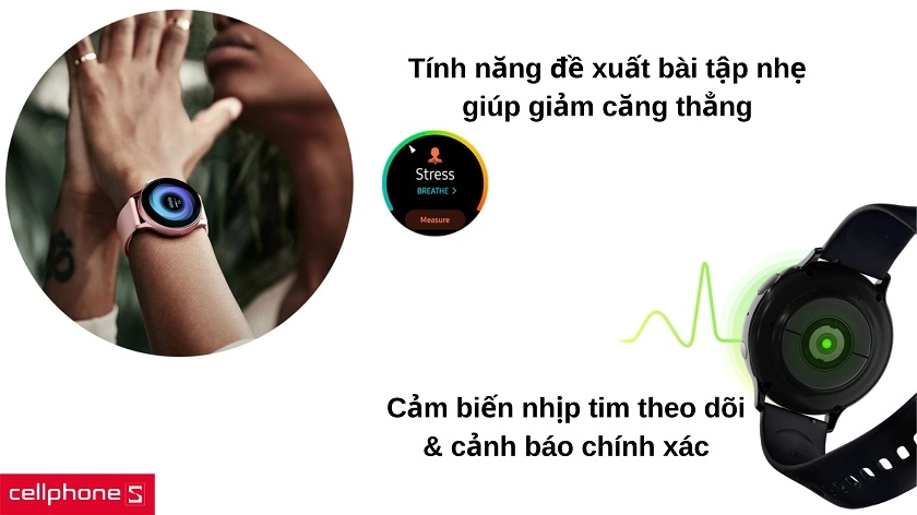 tính năng theo dõi nhịp tim