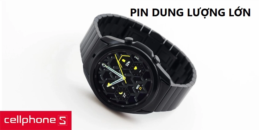 Thời lượng pin lớn, sạc không dây từ tính