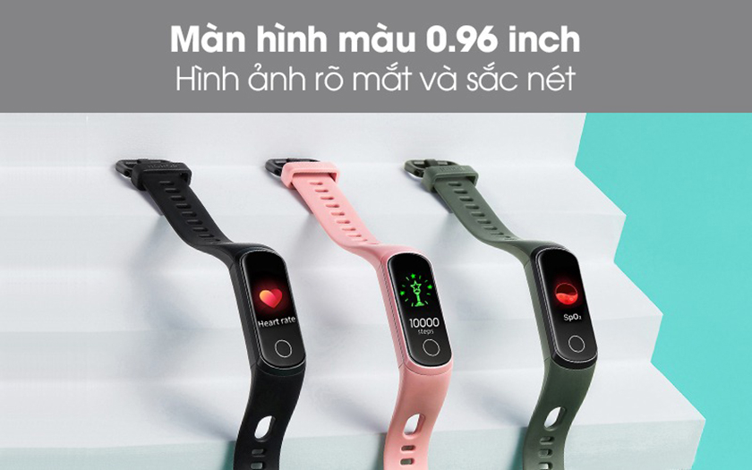 Màn hình cảm ứng của Honor Band 5i rộng 0.96 inch