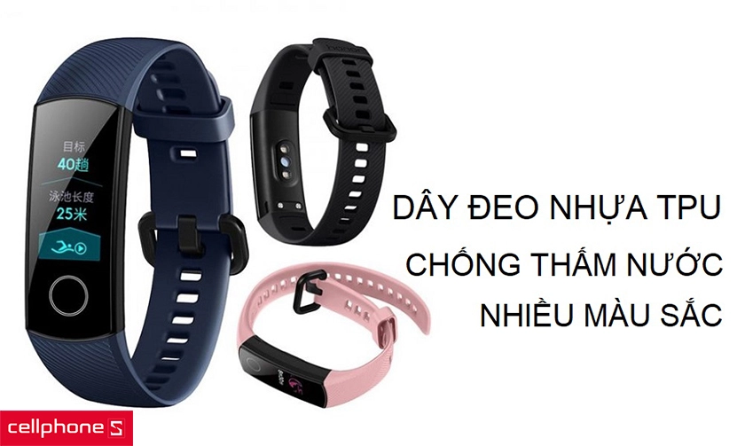 Dây đeo nhựa TPU thân thiện với người sử dụng cùng nhiều màu sắc lựa chọn