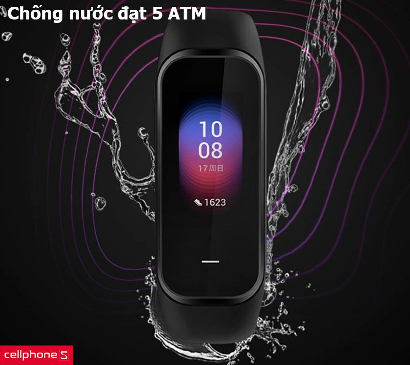 khả năng chống nước đạt 5 ATM
