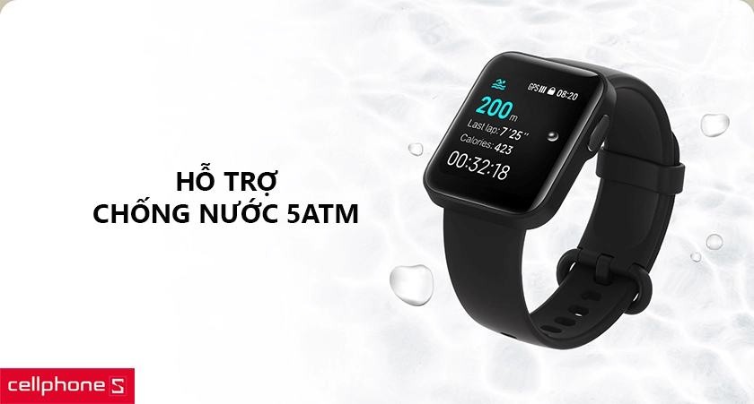 khả năng chống nước 5atm