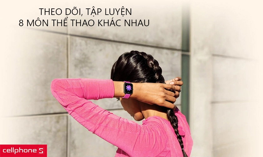 Hỗ trợ nhiều tính năng theo dõi sức khỏe: nhịp tim, giấc ngủ