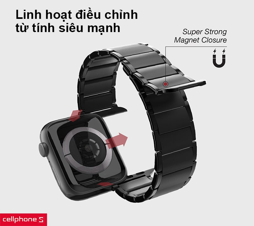 Dây đeo Apple Watch Raptic Classic Band 45/44/42mm