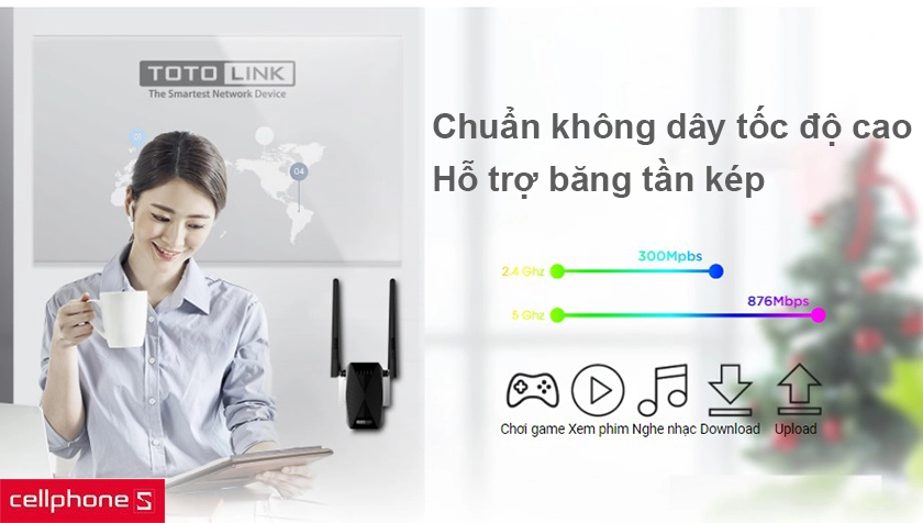 Chuẩn không dây 802.11ac cho khả năng truyền tải vượt trội