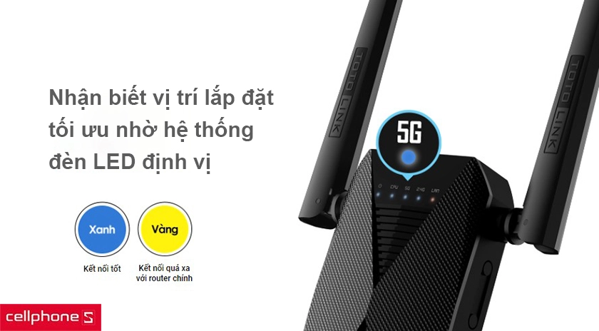 Hệ thống đèn nhận diện vị trí nơi lắp đặt tối ưu