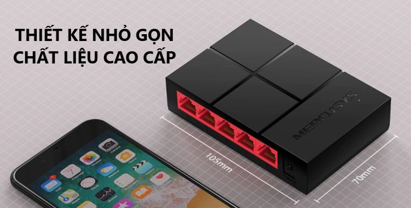 Thiết kế nhỏ gọn, chất liệu cao cấp