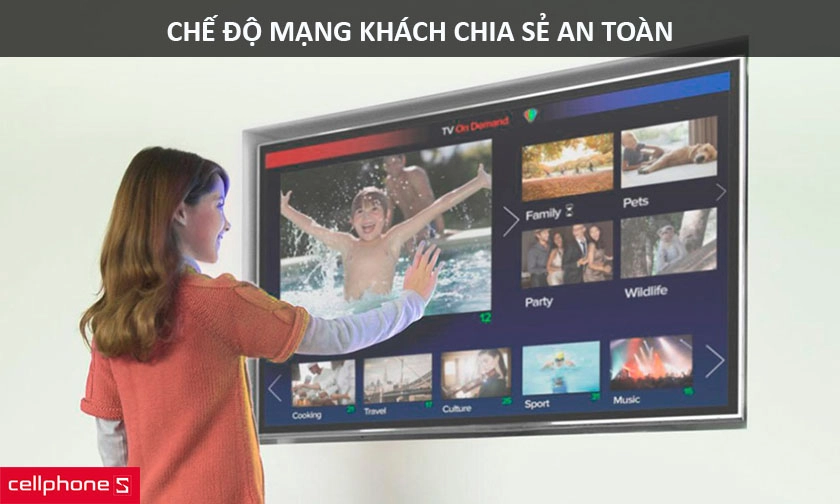 Khi thiết lập mạng khách