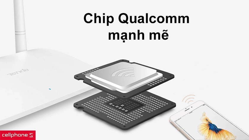 Trang bị chip Qualcomm mạnh mẽ