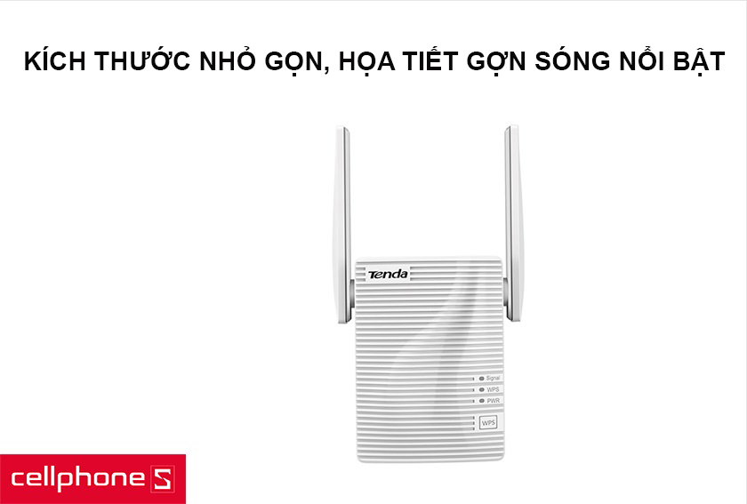 Thiết kế nhỏ gọn, họa tiết gợn sóng, cài đặt 3 bước