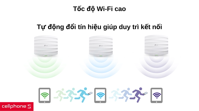 Tốc độ wifi cao nhờ chipset QCA và anten chuyên nghiệp