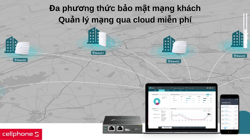 Bảo mật mạng khách hiệu quả qua nhiều tùy chọn xác thực